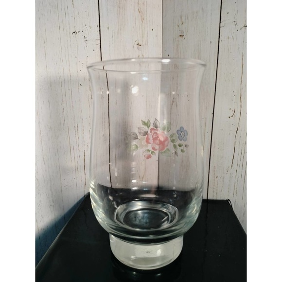 Pfaltzgraff Vintage Tea Rose Water Goblet 14 oz 1970's REPLACEMENT PIECE - Picture 2 of 4